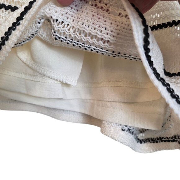 🔴 Heyson Women's Short Set White with Black Straps Half Sleeves Pockets Small - Picture 7 of 16